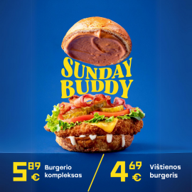 Sunday Buddy pasiūlymas