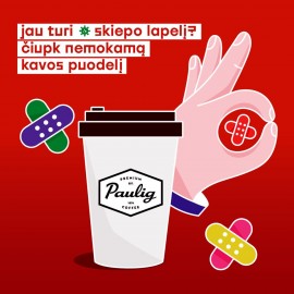 KAMPANIJA ,,KAVA - UŽ SKIEPĄ''