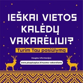 Rezervacija įmonės ar privačiam renginiui