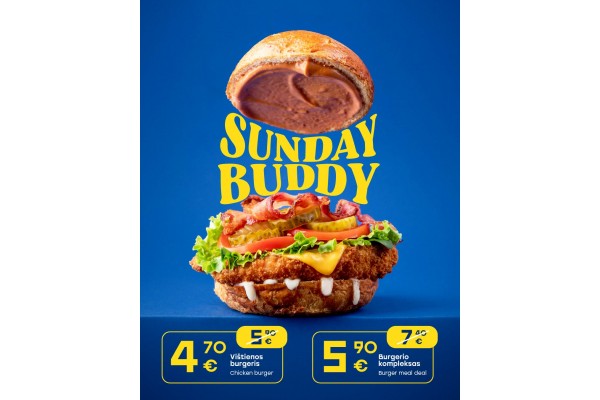 Sunday Buddy pasiūlymas