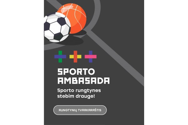 Krepšinio ir futbolo rungtynių tvarkaraštis