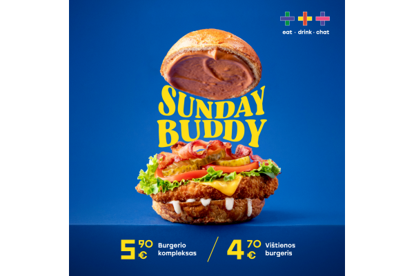 Sunday Buddy pasiūlymas Sunday Buddy pasiūlymas