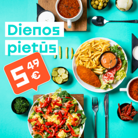 Dienos pietų pasiūlymas